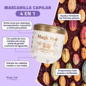 MASCARILLA CAPILAR 4 EN 1 CURLY ➰